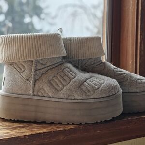 UGG Classic Mini Platform Felted Boot